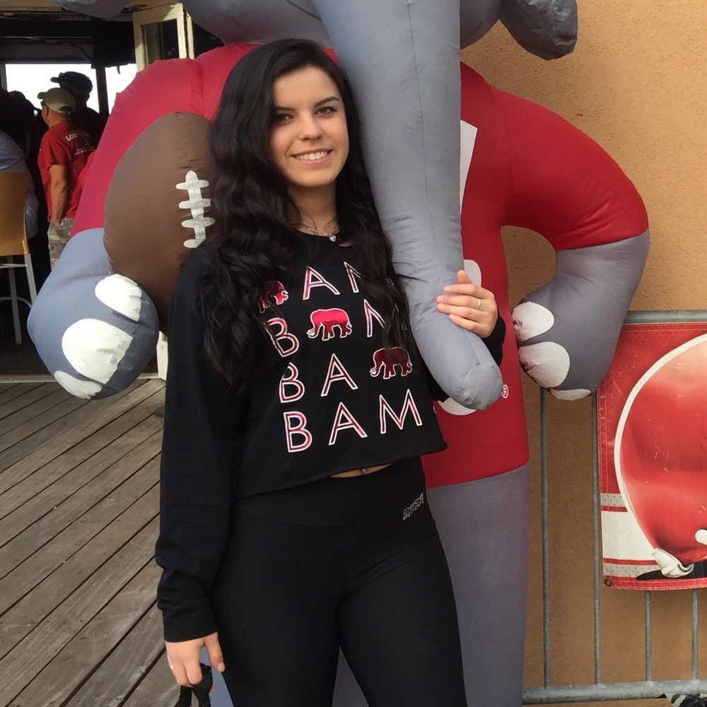 Alabama Crimson Tide PINK crop 🐘